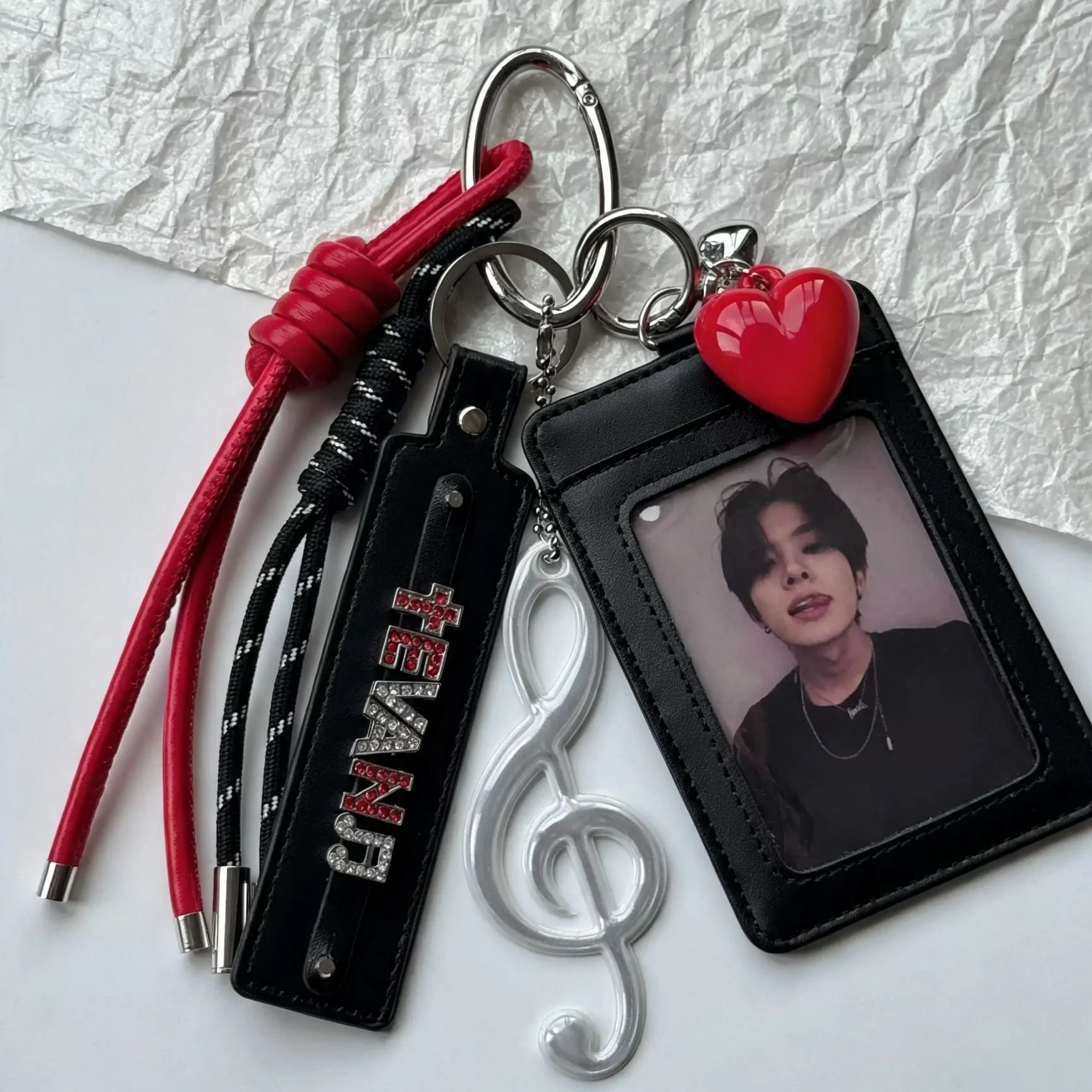 Heeseung Evan Photocard Holder Keychain Bag Charm