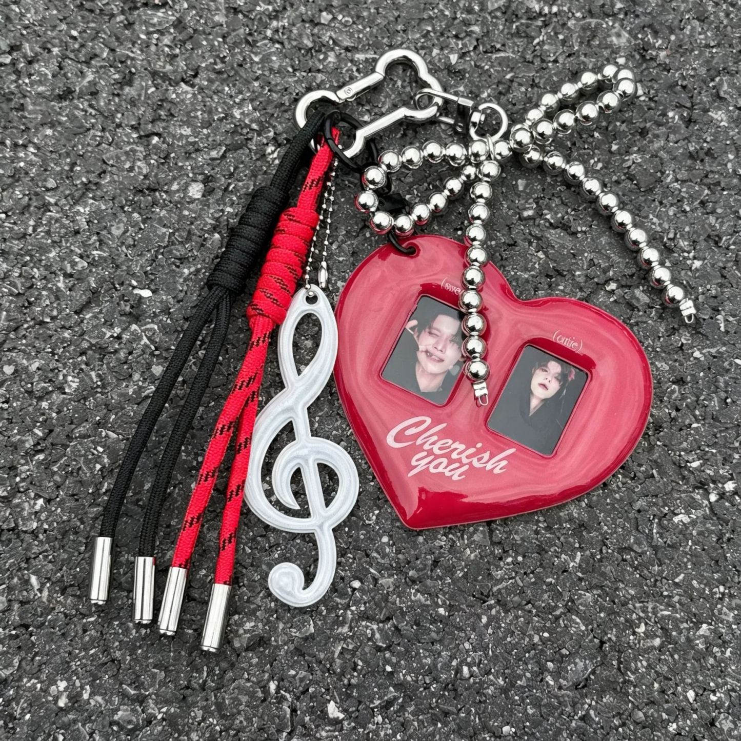 TXT Yeonjun Photocard Holder Keychain Bag Charm