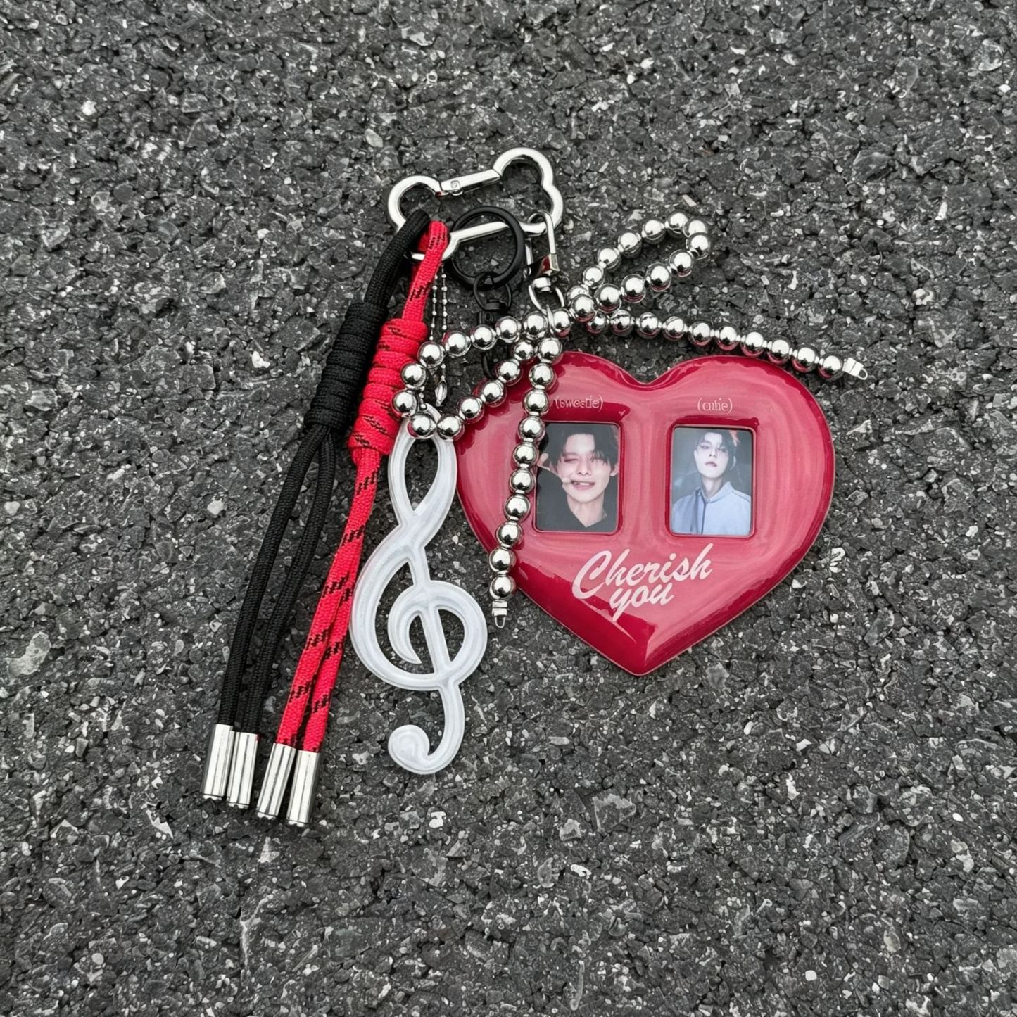 TXT Yeonjun Photocard Holder Keychain Bag Charm
