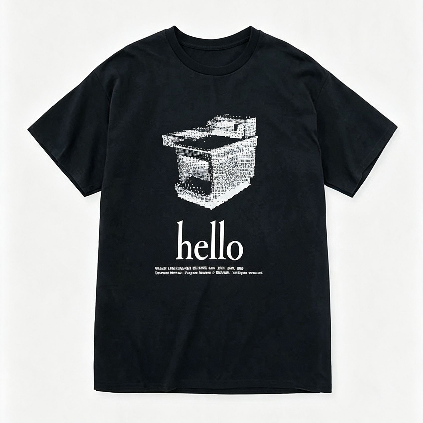 Enhypen NI-KI inspired copy machine print tshirt