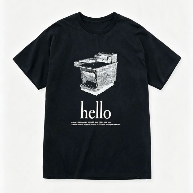 Enhypen NI-KI inspired copy machine print tshirt