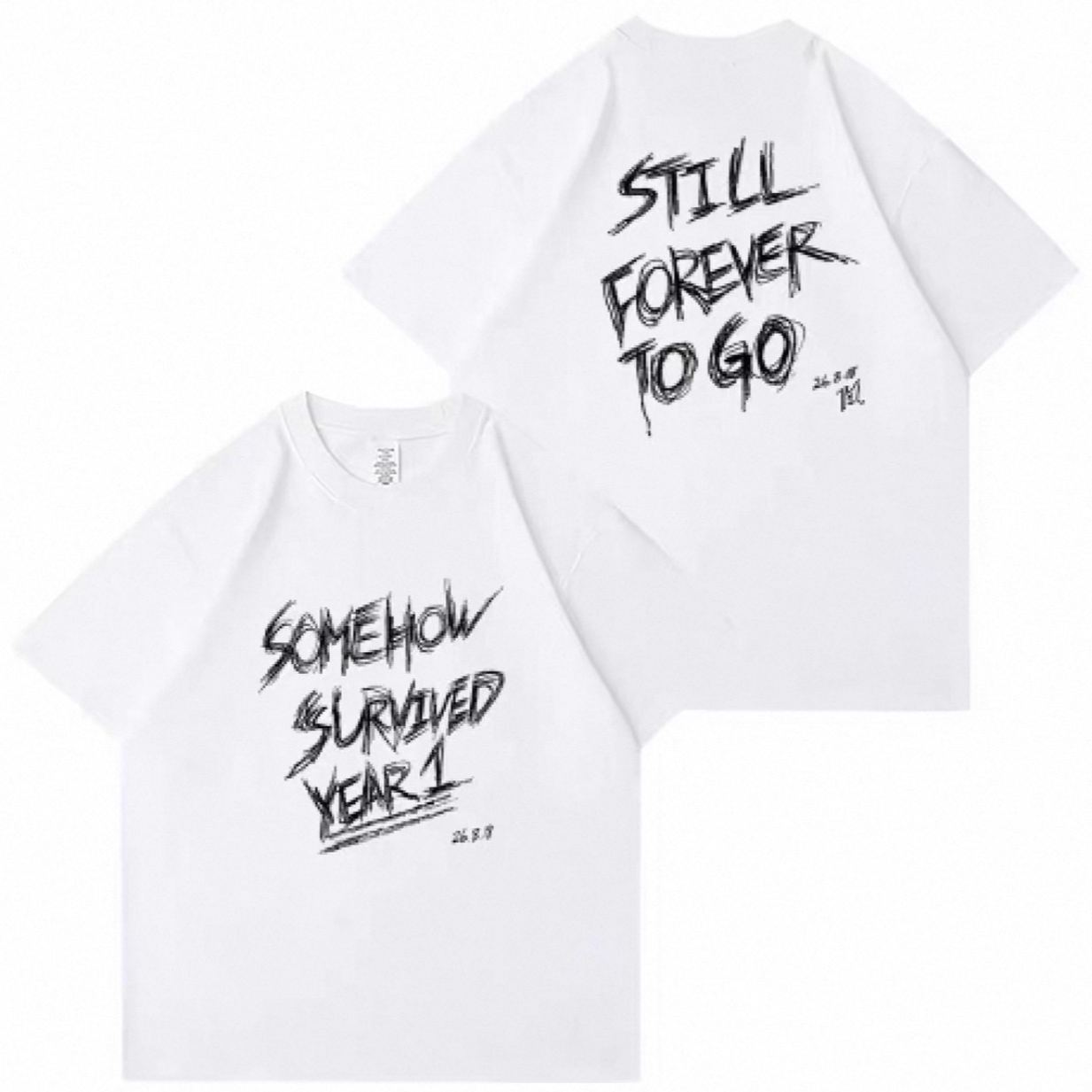 CORTIS 1st Anniversary Doodle inspired Print T-Shirt