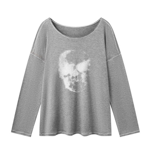 Cortis Juhoon Inspired Heathered Wool Long Sleeve Top