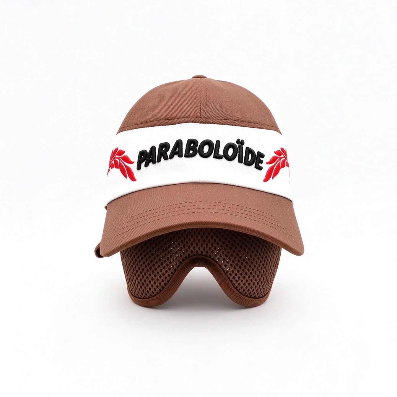 Cortis Keonho Inspired Victory Brown Cap with Mesh Eyemask