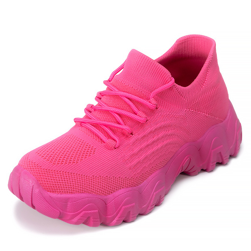 Women's Lace-up Casual Comfortable Breathable Lightweight Running Shoes