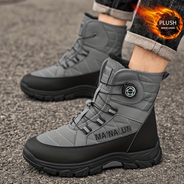 Men's Winter Snow Boots Outdoor Hiking Boots