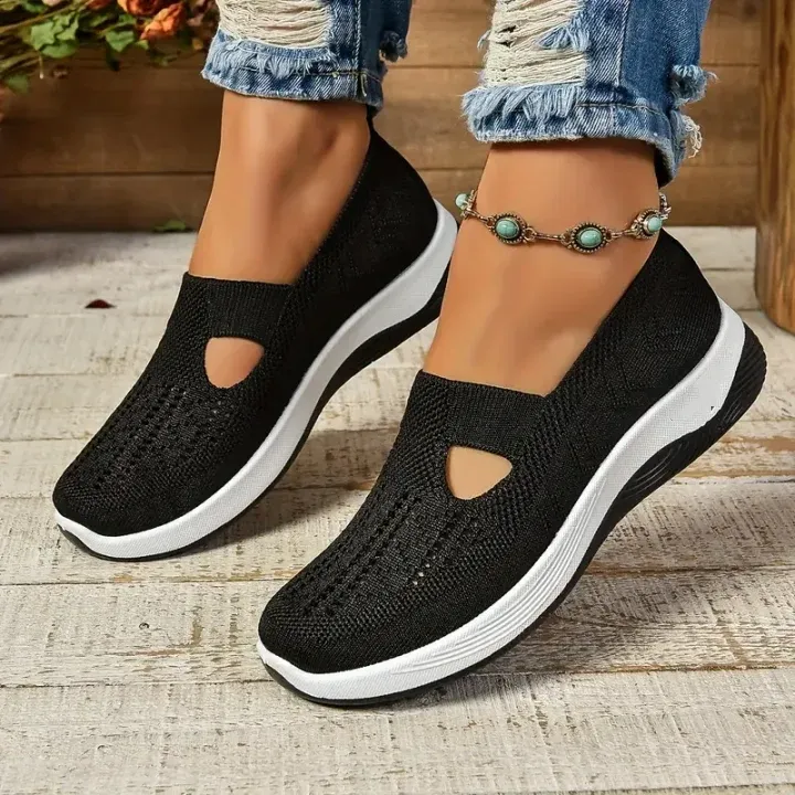 Women's Casual Breathable Slip On Orthopedic Walking Sneakers