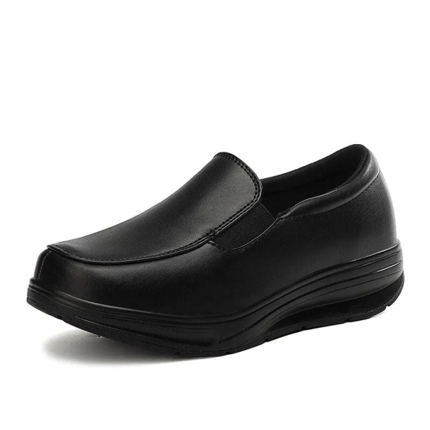 Leather Orthopedic Slip-on Nurse Shoes