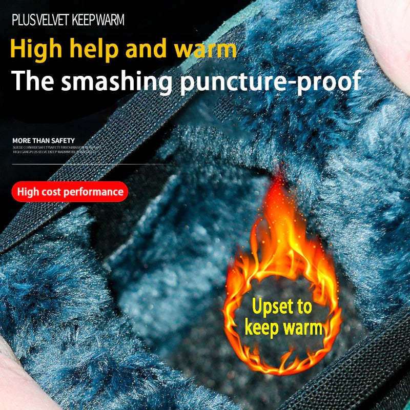 Men's Winter Boots - Keep Warm Fur Lined Orthopedic Shoes