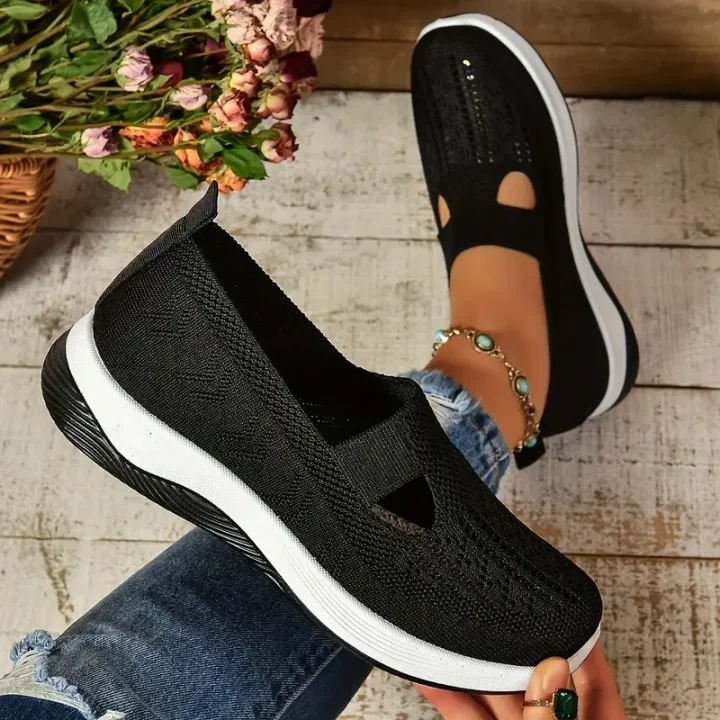 Women's Casual Breathable Slip On Orthopedic Walking Sneakers