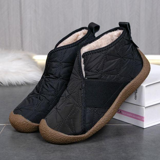 Winter High-top Cotton Shoes Plus Velvet Thickened Shoes, Soft Sole, Non-slip, Comfortable and Lightweight Pedal