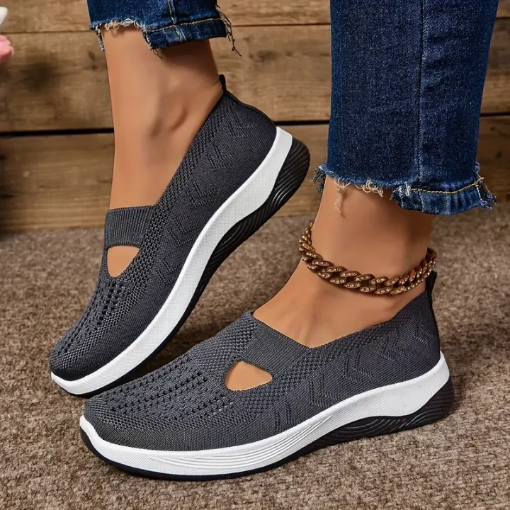 Women's Casual Breathable Slip On Orthopedic Walking Sneakers