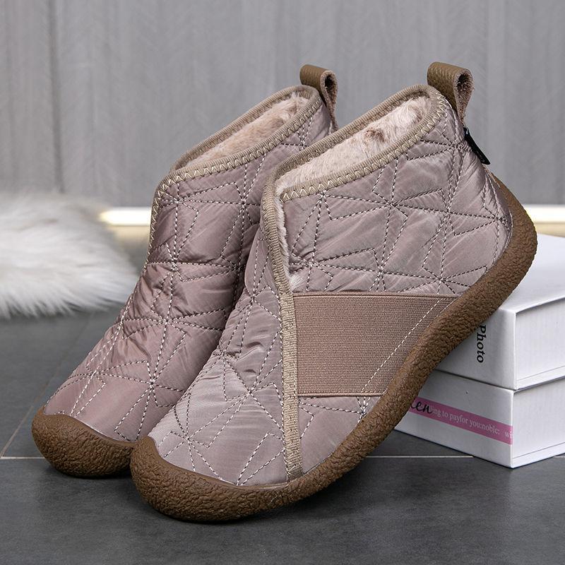 Winter High-top Cotton Shoes Plus Velvet Thickened Shoes, Soft Sole, Non-slip, Comfortable and Lightweight Pedal