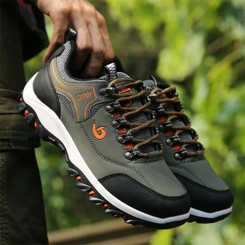 Men's Orthopedic Shoes Anti-collision Anti-slip Rubber Hiking Sneakers
