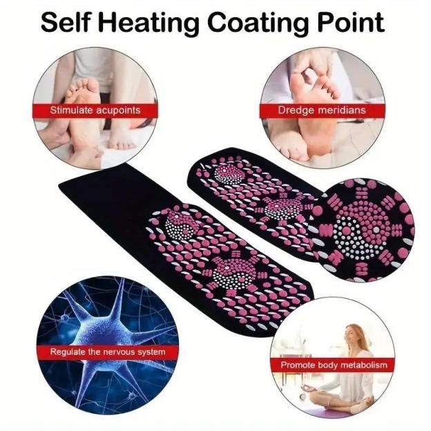 2/5/10pairs Tourmaline Self-Heating Socks Winter Warm Thermal Health Care Socks Slimming Health Short Sock Magnetic Therapy Sock