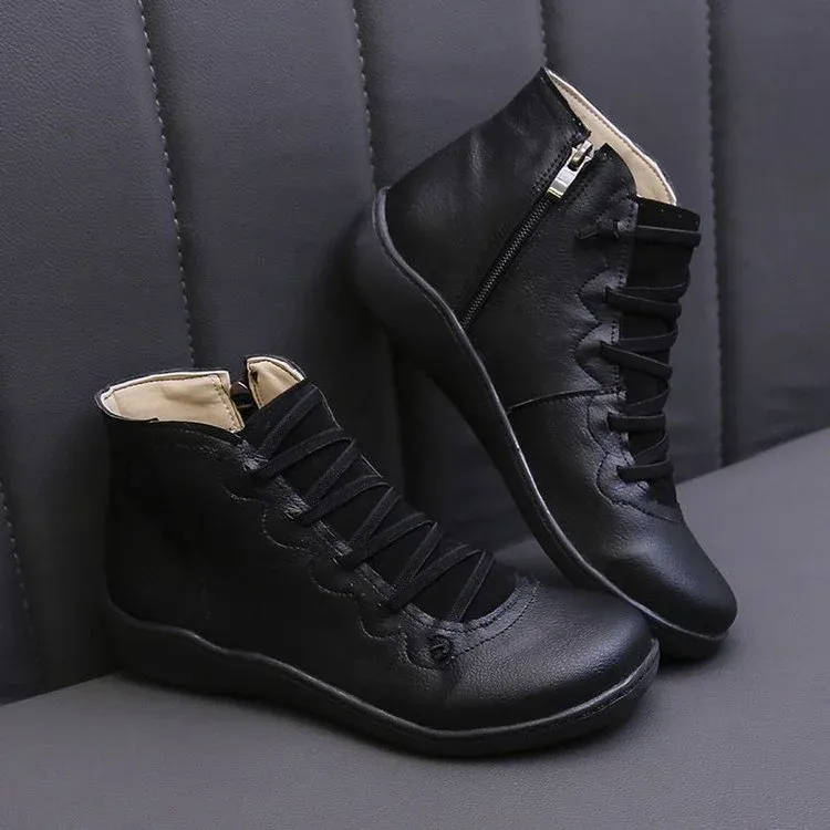 Premium Orthopedic Lace Up Ankle Boots for Women