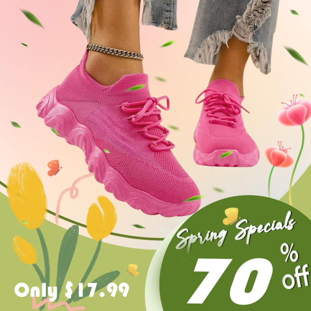 🔥 70% OFF 🔥 Women's Lace-up Casual Comfortable Breathable Lightweight Running Shoes