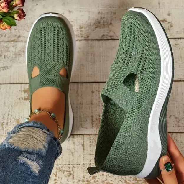 Women's Casual Breathable Slip On Orthopedic Walking Sneakers