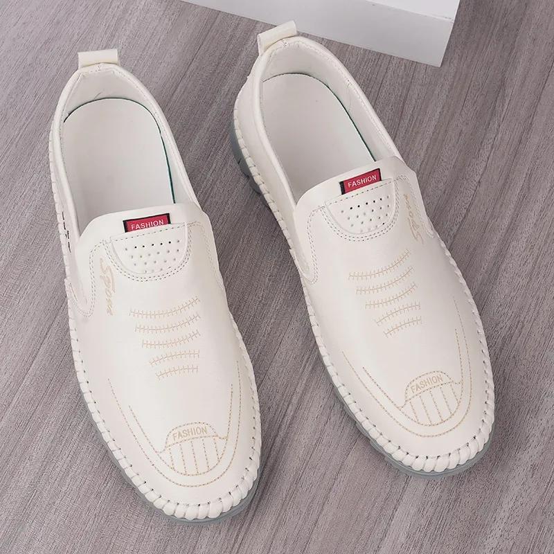 Men's Business Leather Shoes Moccasins 