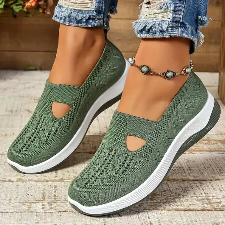 Women's Casual Breathable Slip On Orthopedic Walking Sneakers