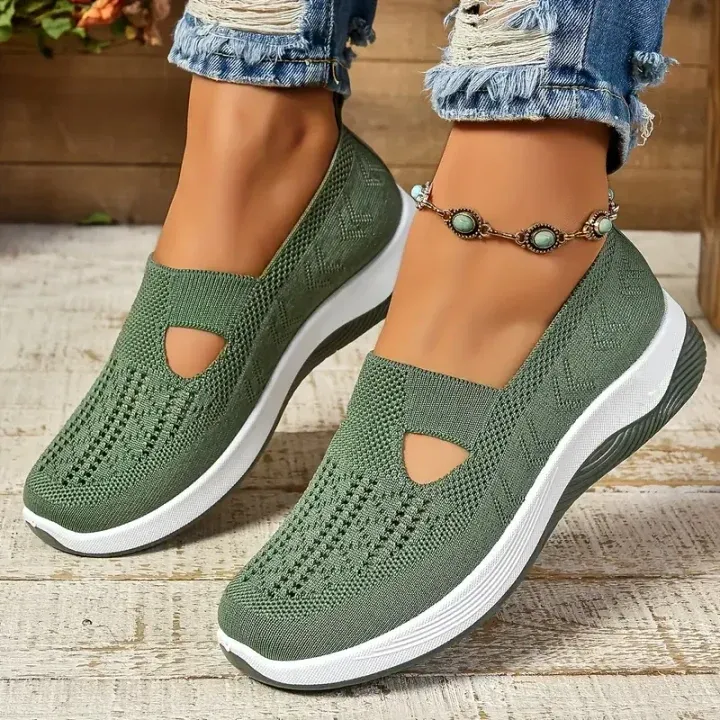 Women's Casual Breathable Slip On Orthopedic Walking Sneakers