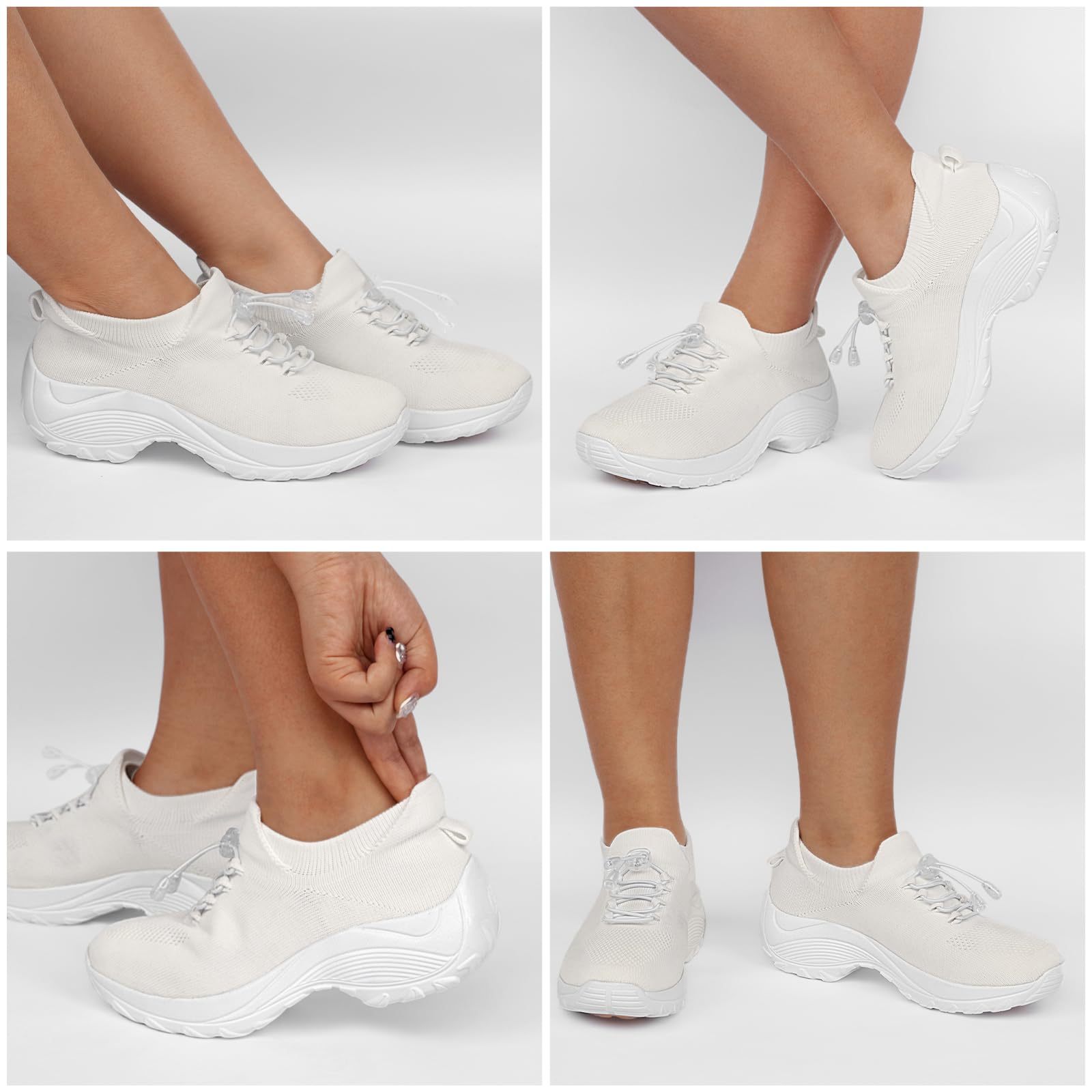 Women's Orthopedic Stretch Cushion Shoes Slip On Walking Shoes