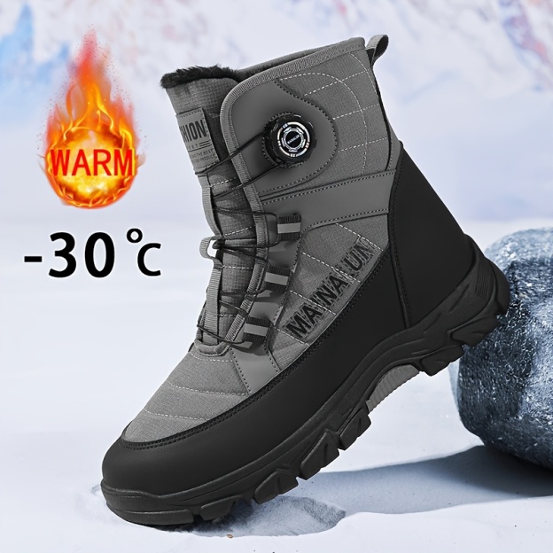 Men's Winter Snow Boots Outdoor Hiking Boots