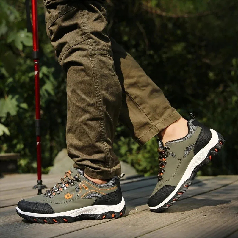 Men's Orthopedic Shoes Anti-collision Anti-slip Rubber Hiking Sneakers
