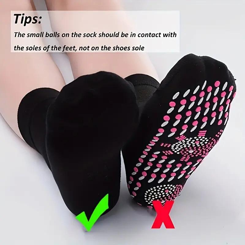 2/5/10pairs Tourmaline Self-Heating Socks Winter Warm Thermal Health Care Socks Slimming Health Short Sock Magnetic Therapy Sock