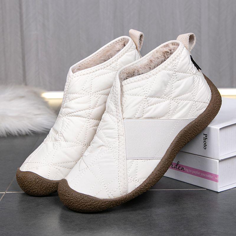 Winter High-top Cotton Shoes Plus Velvet Thickened Shoes, Soft Sole, Non-slip, Comfortable and Lightweight Pedal