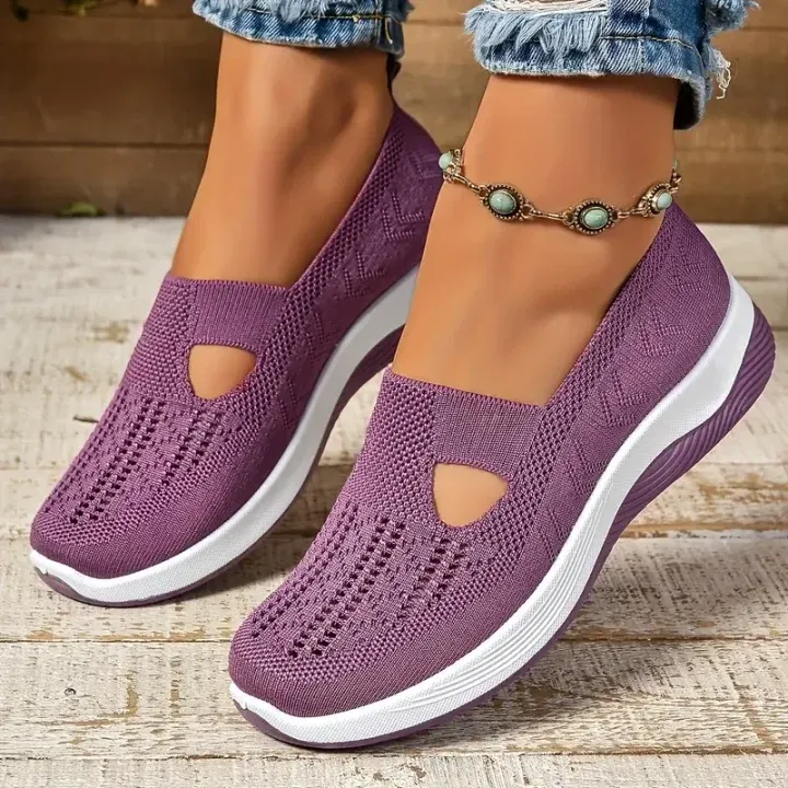 Women's Casual Breathable Slip On Orthopaedic Walking Sneakers
