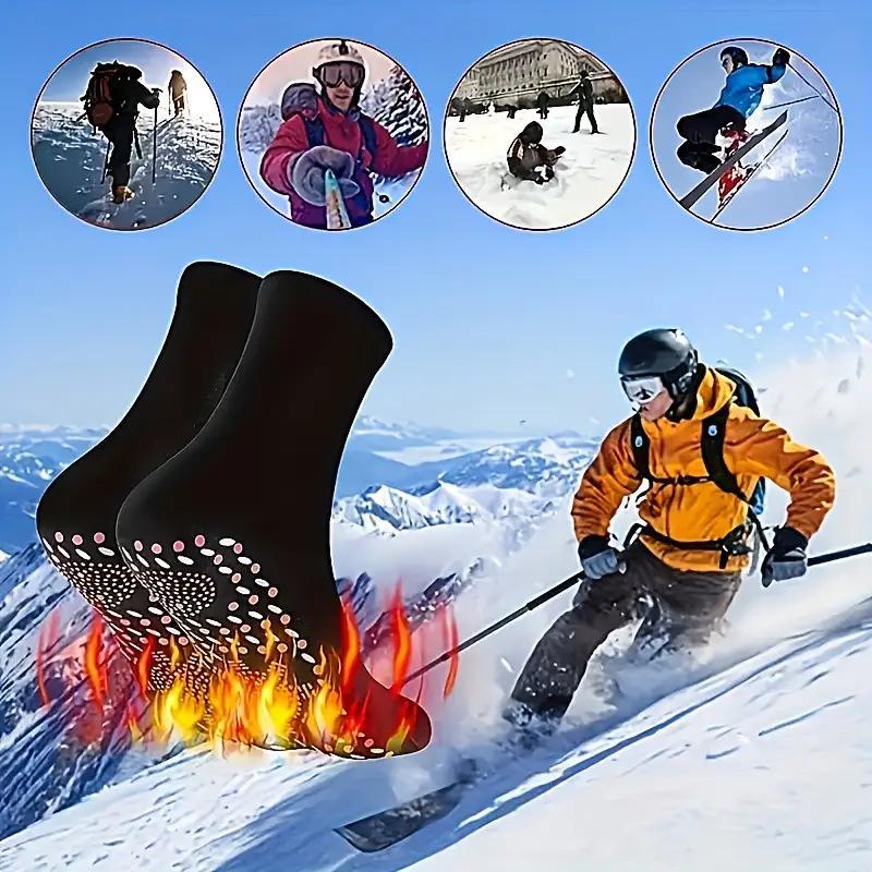 2/5/10pairs Tourmaline Self-Heating Socks Winter Warm Thermal Health Care Socks Slimming Health Short Sock Magnetic Therapy Sock