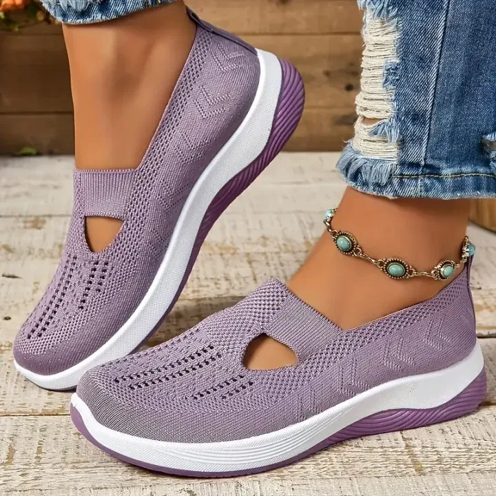 Women's Casual Breathable Slip On Orthopedic Walking Sneakers