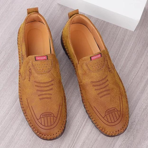 Men's Business Leather Shoes Moccasins 