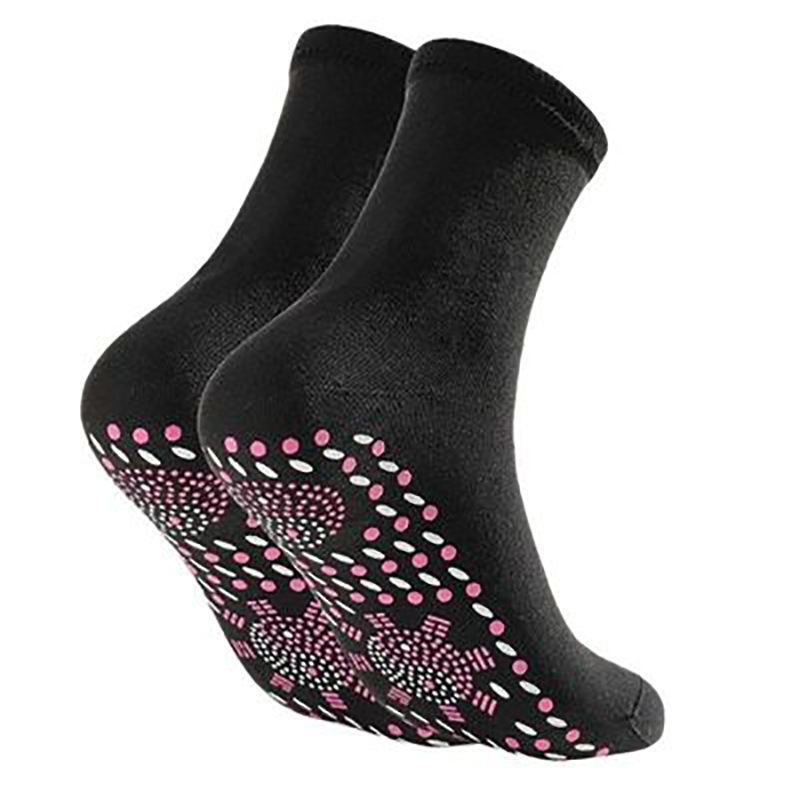 2/5/10pairs Tourmaline Self-Heating Socks Winter Warm Thermal Health Care Socks Slimming Health Short Sock Magnetic Therapy Sock