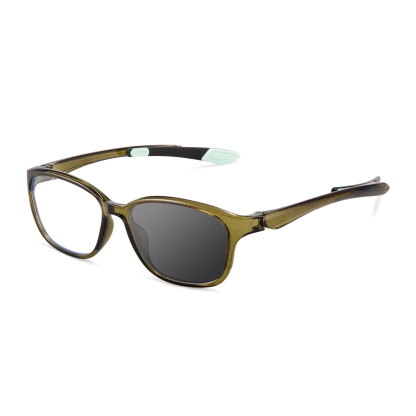 FASHIONABLE LARGE SQUARE FRAME WITH DETACHABLE PHOTOCHROMIC MULTIFOCAL LENSES