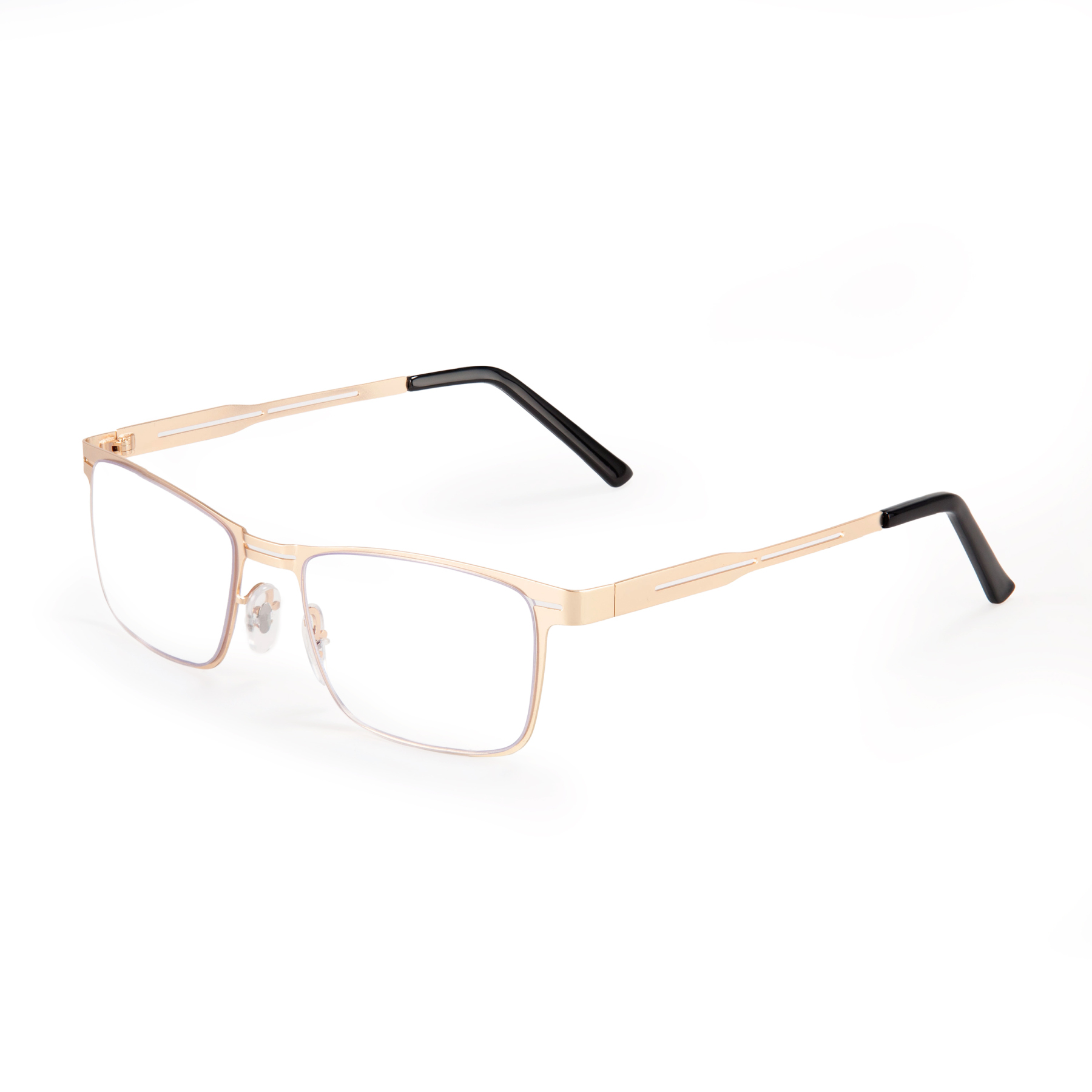 FASHION BUSINESS METAL LARGE FRAME MULTIFOCAL PHOTOCHROMIC GLASSES