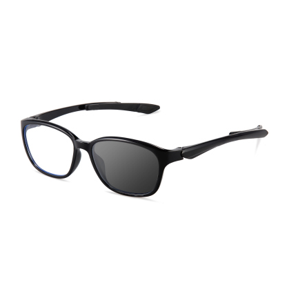 FASHIONABLE LARGE SQUARE FRAME WITH DETACHABLE PHOTOCHROMIC MULTIFOCAL LENSES