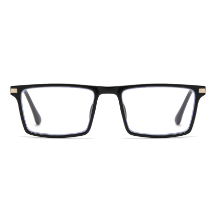 SQUARE SPRING LARGE FRAME PHOTOCHROMIC READING GLASSES
