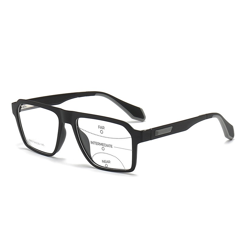 LUNETTES DE LECTURE RÉTRO À GRANDE MONTURE POUR LE SPORT, À VERRES PHOTOCHROMIQUES MULTIFOCAUX