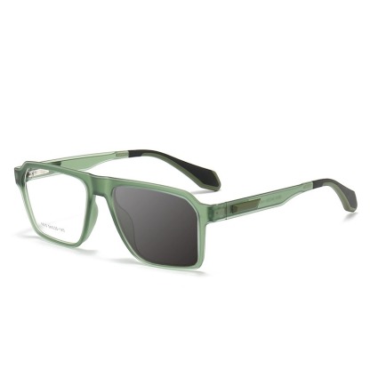 LUNETTES DE LECTURE RÉTRO À GRANDE MONTURE POUR LE SPORT, À VERRES PHOTOCHROMIQUES MULTIFOCAUX
