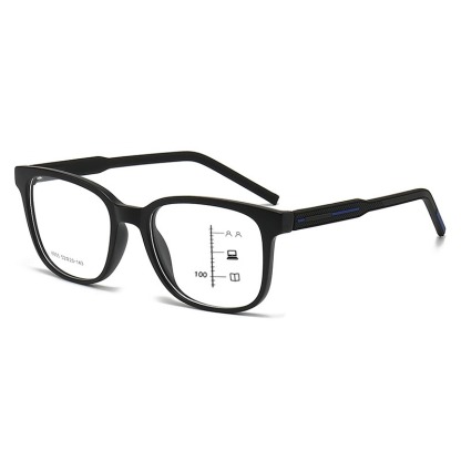 LUNETTES DE LECTURE MULTIFOCALES PROFESSIONNELLES À GRANDE MONTURE, AVEC CHARNIÈRES À RESSORT ET VERRES PHOTOCHROMIQUES