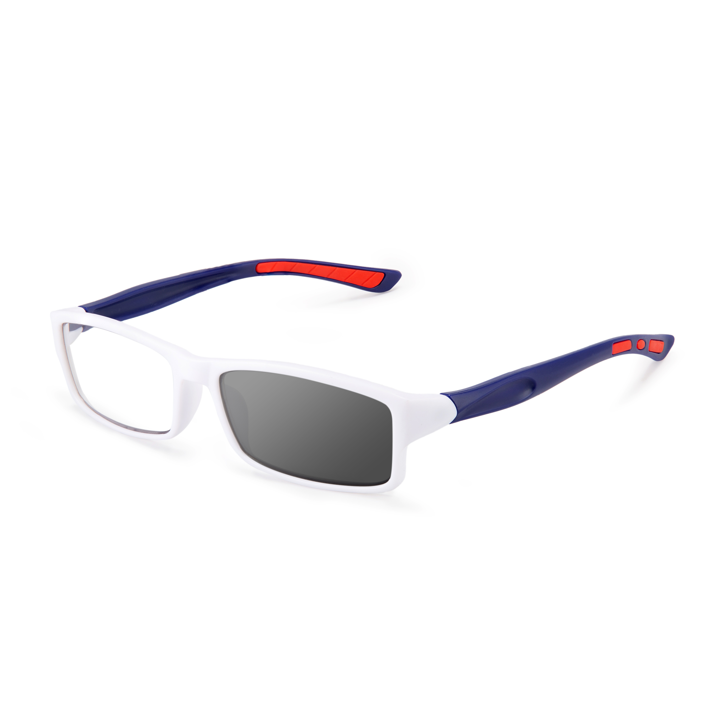 MEN'S SPORT READING GLASSES PHOTOCHROMIC PROGRESSIVE DOUBLE LIGHT ANTI-BLUE LIGHT