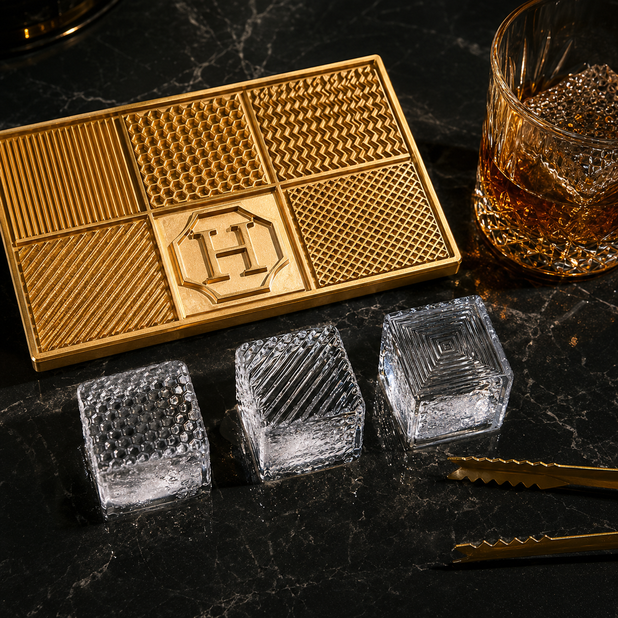 Personalized Ice Plate with Logo for Bartenders, Bars and Hospitality