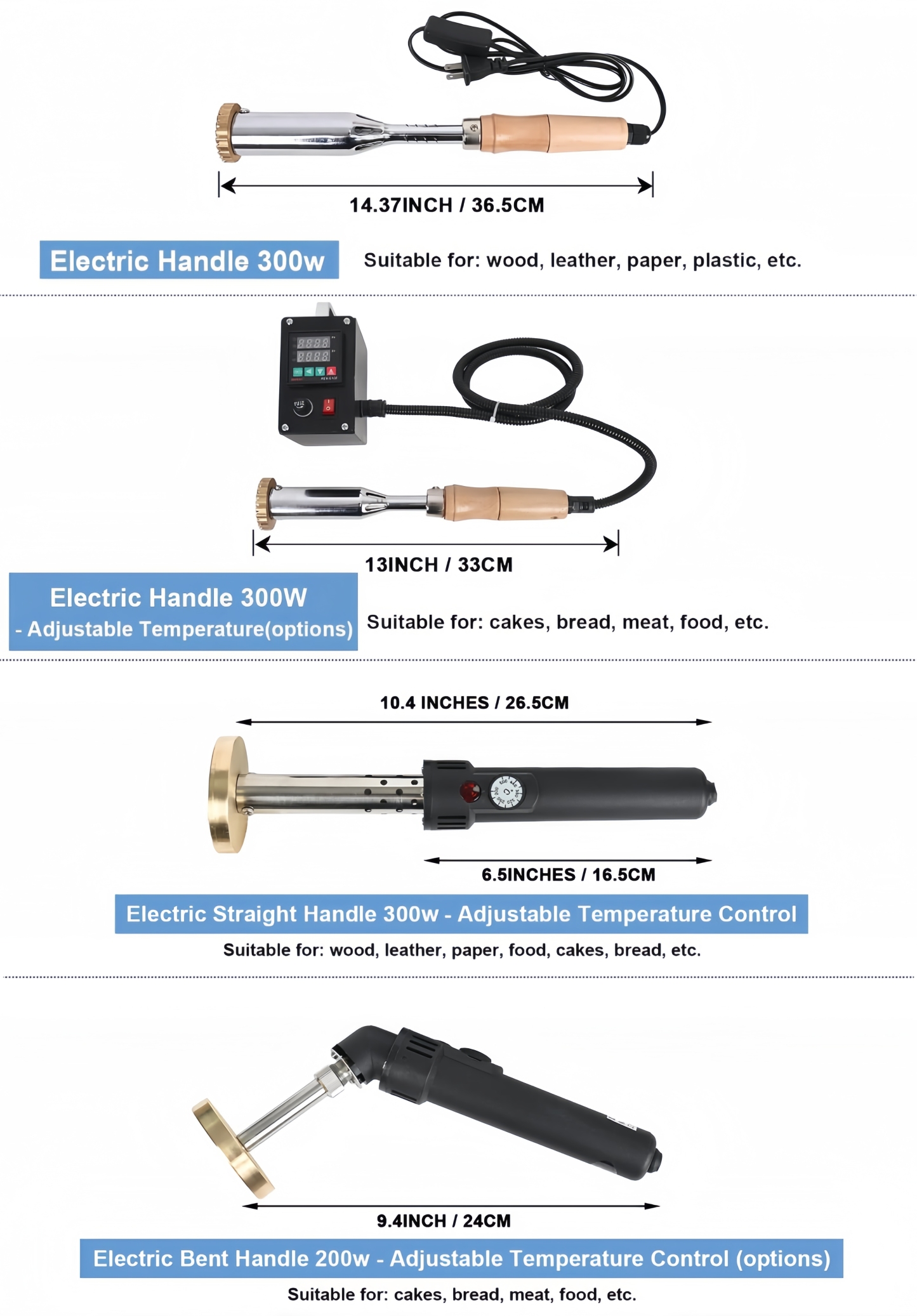 Custom Logo Stamp Electric Branding Iron, Perfect Gift for Woodworkers, Makers and Handmade Brands