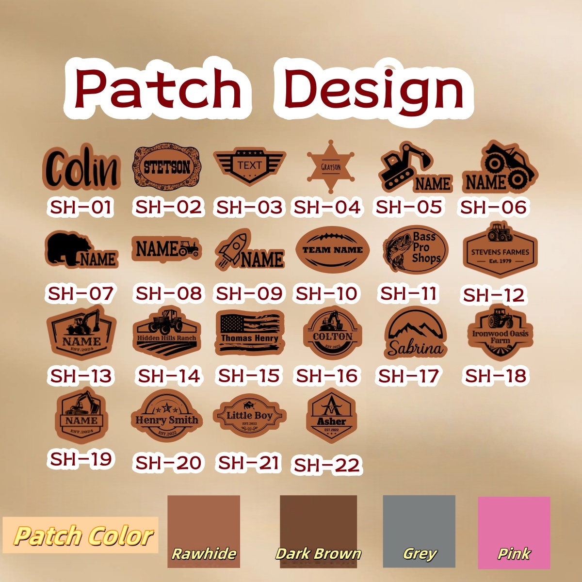 Personalized Cowboy Hat for Toddler Boys Girls, Western Hat for Kids Men Women, Custom Leather Patch Baby Cowgirl Hat