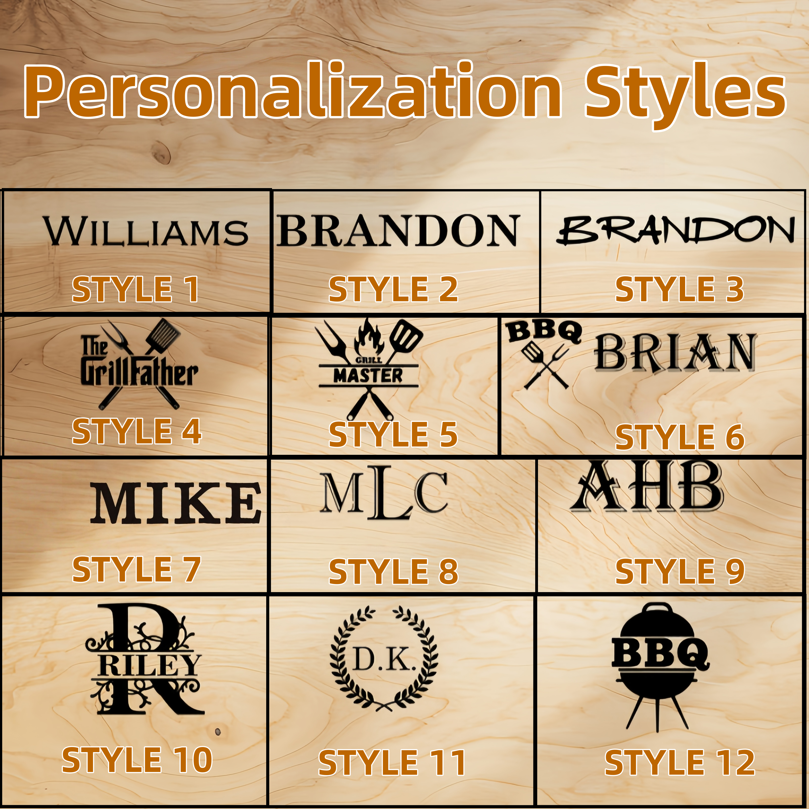 Personalized BBQ Meat Claw Shredders Wooden Barbeque Meat Claws Stainless Steel Tools BBQ Meat Lovers Gift Set of 2 Meat Claws Gift for Him