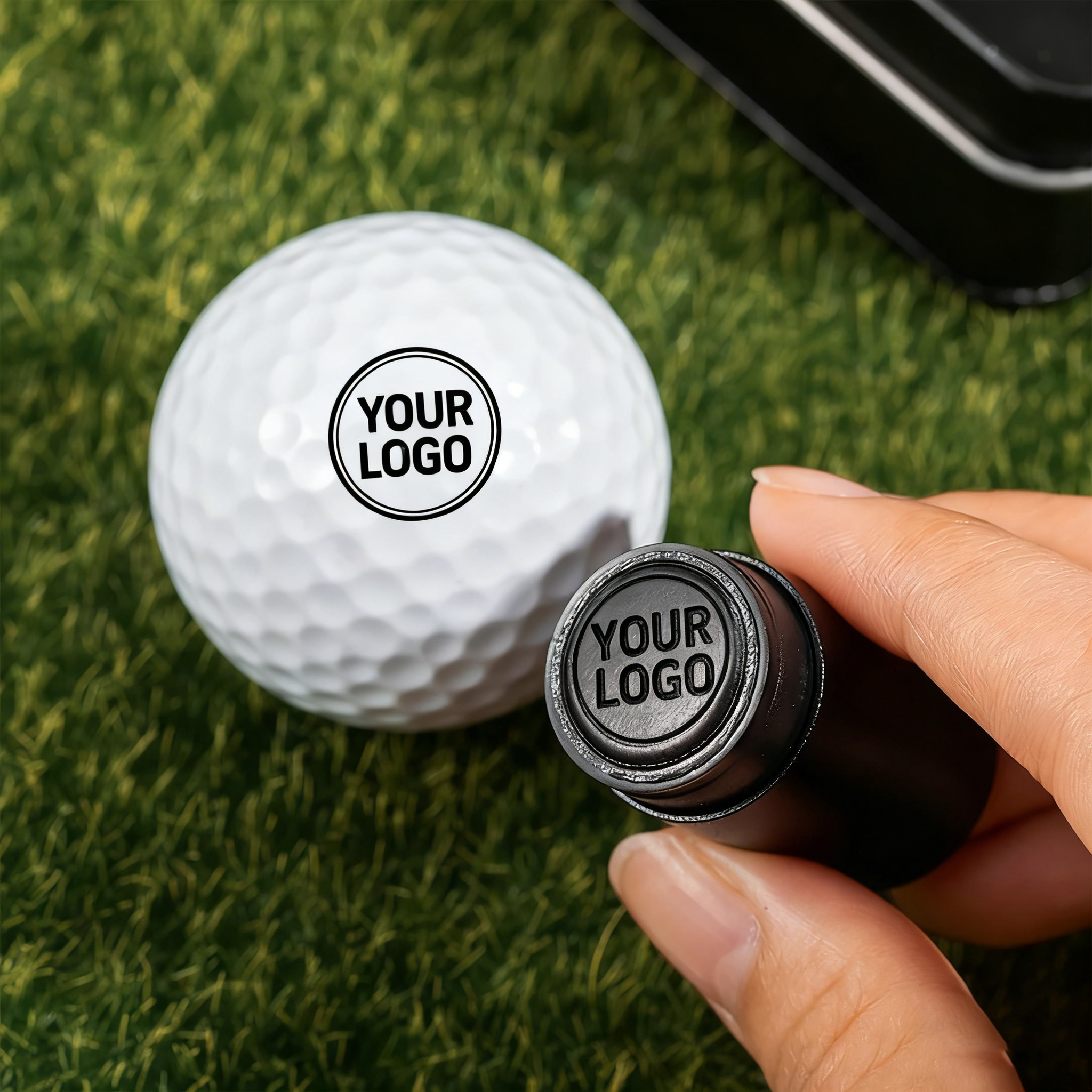 Personalized Golf Ball Stamp Custom Logo Golf Accessories Team Gift for Anniversary Custom Gift For Husband Valentine's Day Gift
