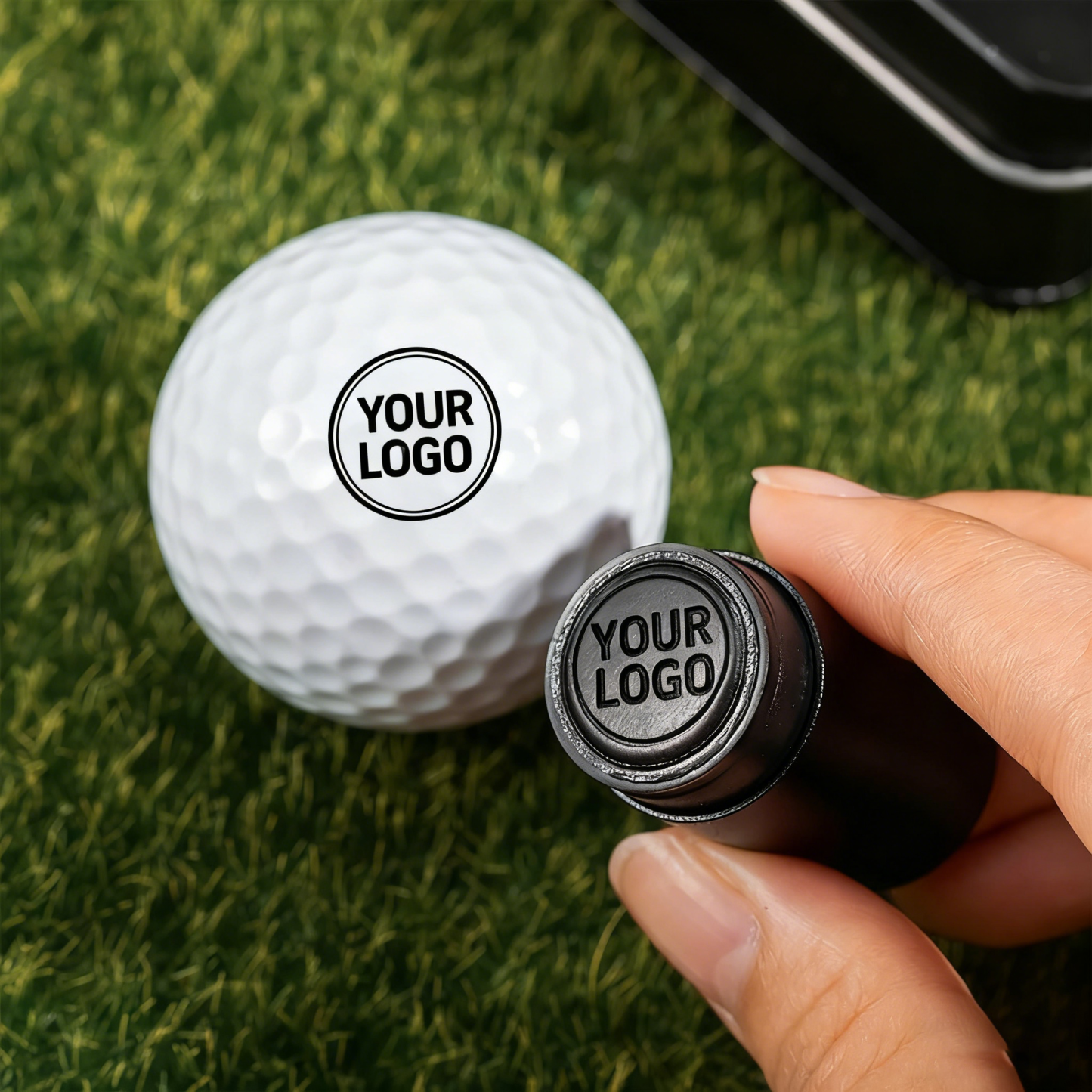 Personalized Golf Ball Stamp Custom Logo Golf Accessories Team Gift for Anniversary Custom Gift For Husband Valentine's Day Gift