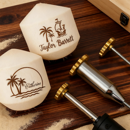 Custom Cocount Branding Iron Food Branding Iron for Small Business Adjustable Temperature Heated Food Stamp Personalized Electric Logo Iron 